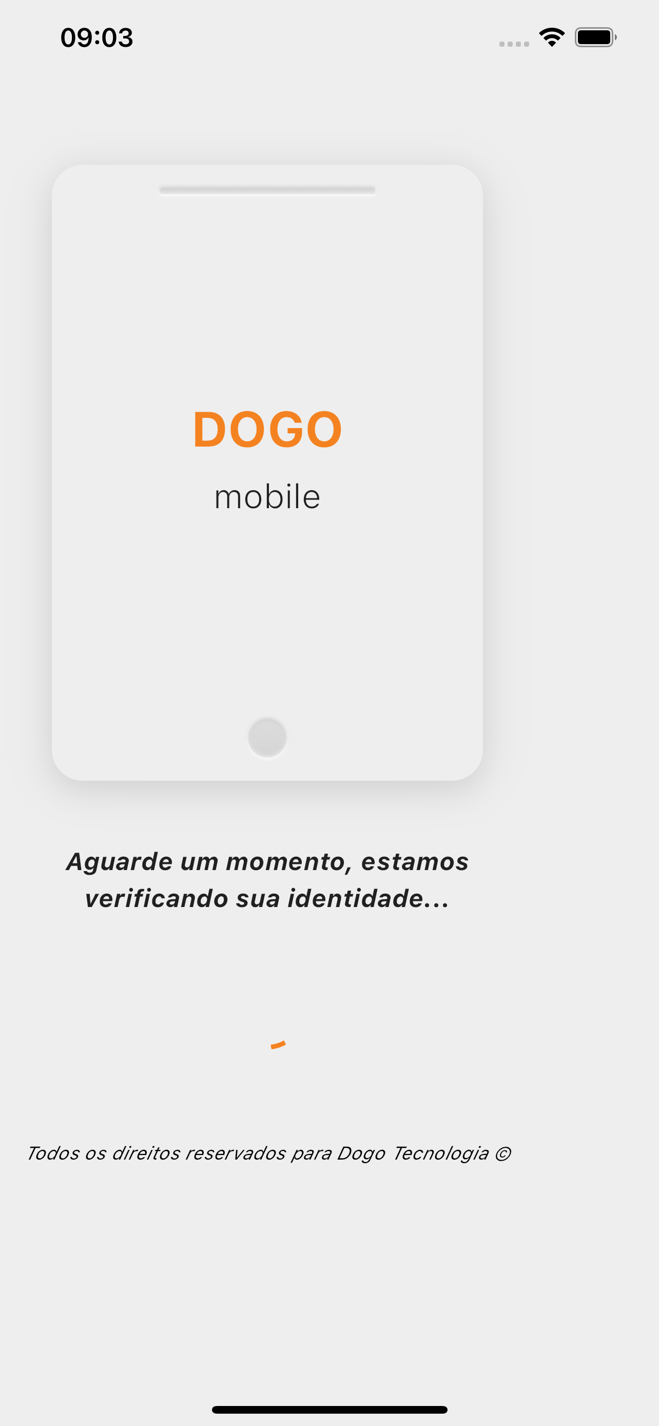 Print 1 - validação usuário